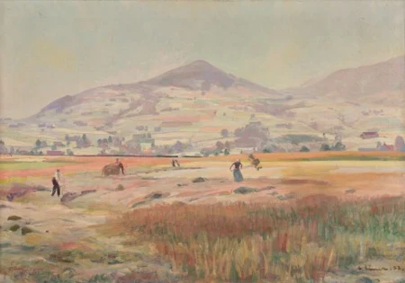 Heuernte vor Fänerenspitz, 1933