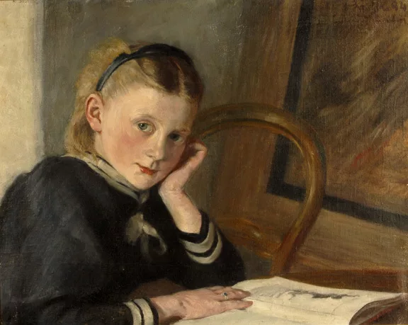 Carl Liner senior — Ella (Schwester des Künstlers), 1894