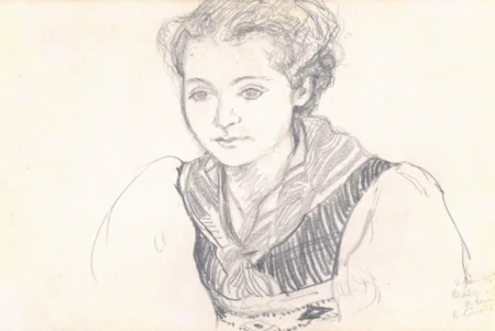 Trachtenmädchen, 1930