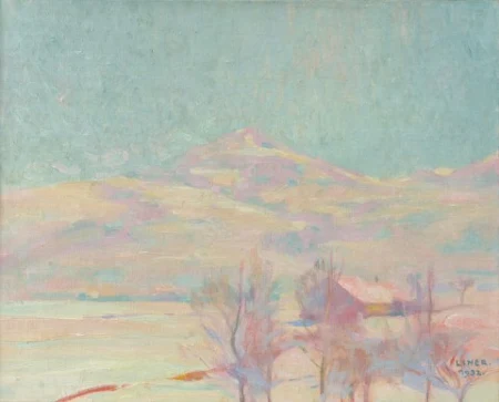 Winterlandschaft mit Blick auf die Fäneren, 1932