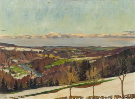 Blick vom Rosenberg zum Bodensee, 1912