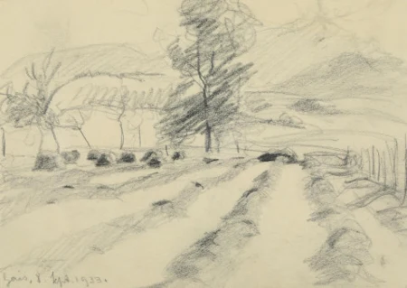 Landschaft bei Gais, 1933