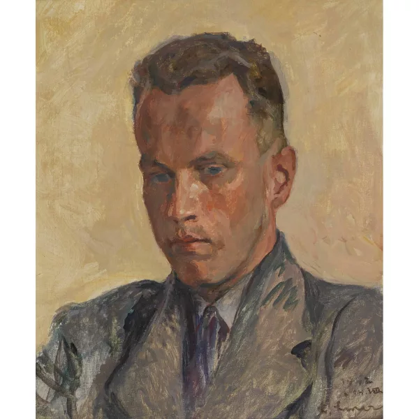 Carl Liner senior — Porträt eines jungen Mannes.