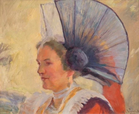Appenzellerin in Festtagstracht, 1944