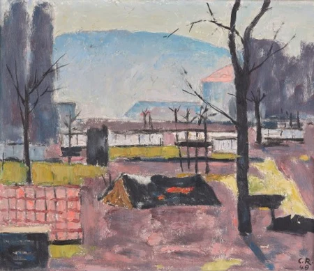 Landschaft mit Landwirtschaft, 1949