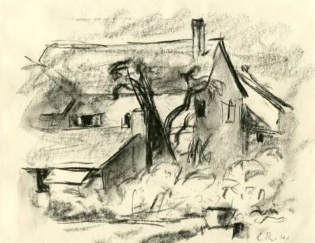 Landhäuschen mit Anbau, 1941