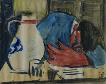 Müde nach der Arbeit, 1947