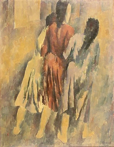 Carl Roesch — Drei Mädchen, 1916