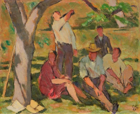 Rast der Feldarbeiter, 1927