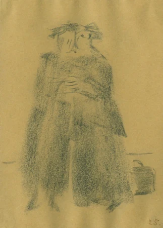 Zwei sich umarmende Frauen, 1925