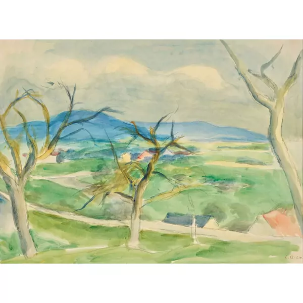 Landschaft mit Bäumen
