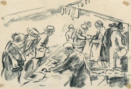 Marktszene, 1945