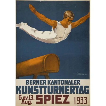 "Berner Kantonaler Kunstturnertag Spiez 1933"