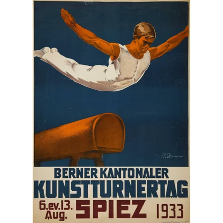 "Berner Kantonaler Kunstturnertag Spiez 1933"