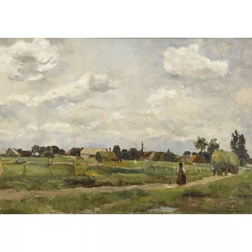 Carl Theodor Meyer-Basel — Landschaft bei Feldmoching.