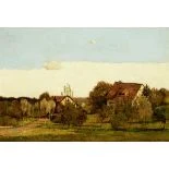 Wolkenspiel über Bauernhof