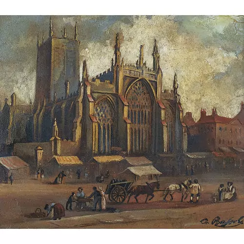 "The Holy Trinity Church in Blythburgh"