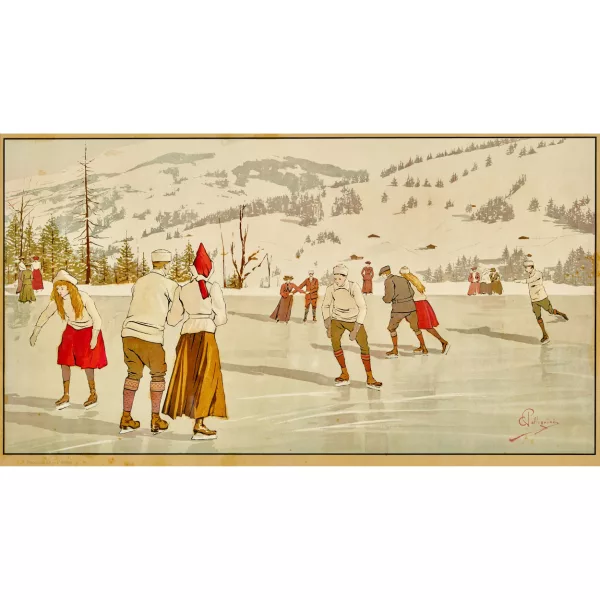 Carlo Pellegrini — Auf dem Eis.