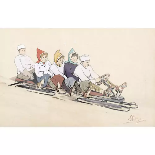 Schlittenfahrt