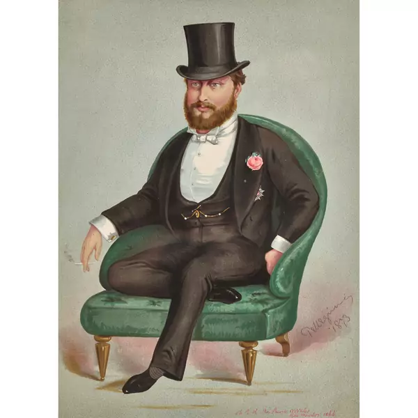 Porträt von Albert Edward, Prince of Wales (Edward VII.)