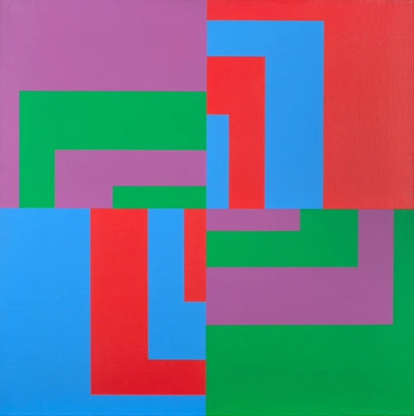 Carlo Vivarelli — Diagonal reversierte Farbpaare, 1975
