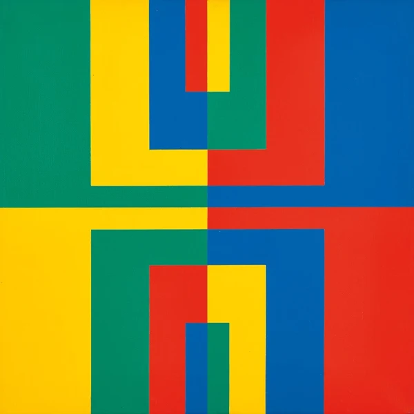Carlo Vivarelli — Ungleiche Viertel aus vier gleichen Quanten, 1968/73