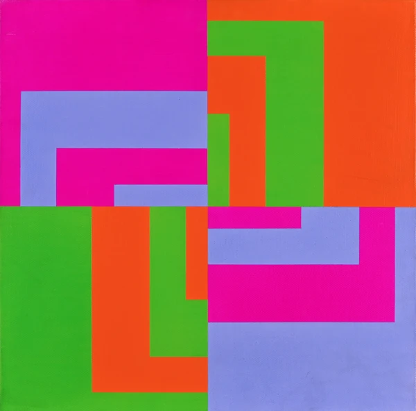 Carlo Vivarelli — 2 invers kombinierte Komplementfarbpaare, 1975
