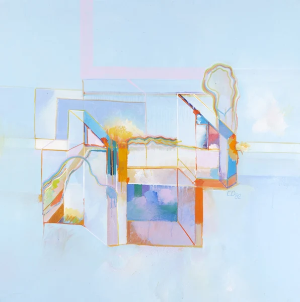 Carlos Duss — Hommage an die Transparenz III (Siedlung), 1982