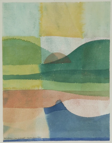 Carlos Duss — Südliche Landschaft, 1963