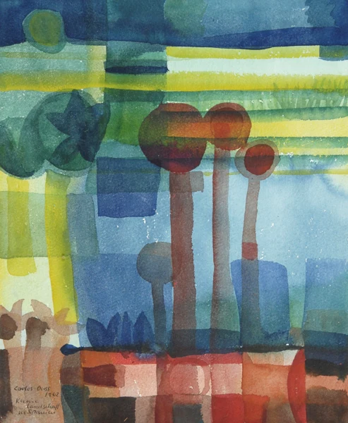 Carlos Duss — Kleine Landschaft in Spanien, 1962