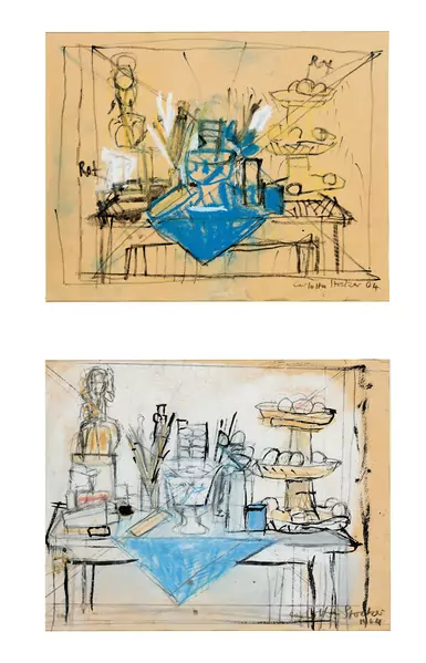 «Zwei Stillleben» – 1964 – Carlotta Stocker