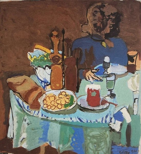 Carlotta Stocker — Der Frühstückstisch, 1968