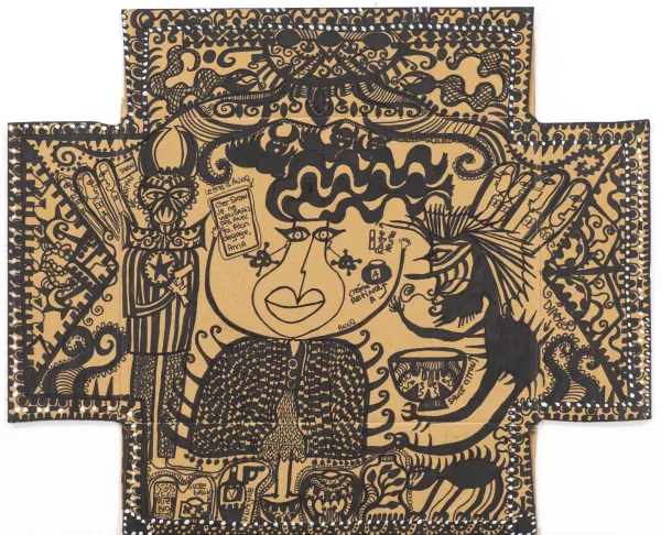 Carol BAILLY (1955), "Lettre d'Anna", feutre sur c... — DognyAuction