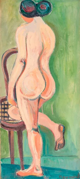 Casimir Reymond — Femme nue à la chaise