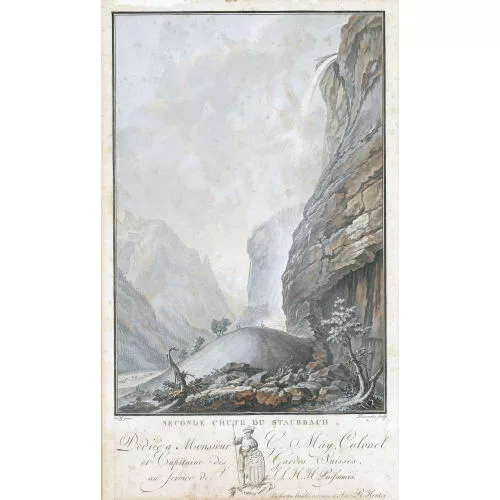 Caspar Wolf — "Seconde chute du Staubbach.".