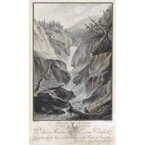 Caspar Wolf — "Chute de l′Aar/au dessus de Gutdannen.".