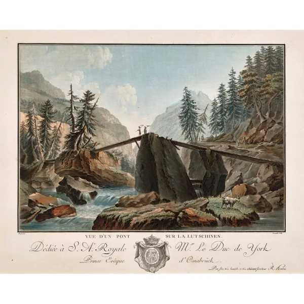 Caspar Wolf — "Vue d'un Pont sur la Lutschinen".