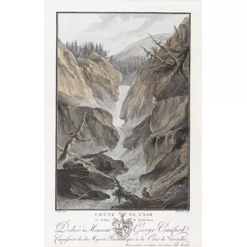 Caspar Wolf — "Chute de l′Aar au dessus de Gutdannen".