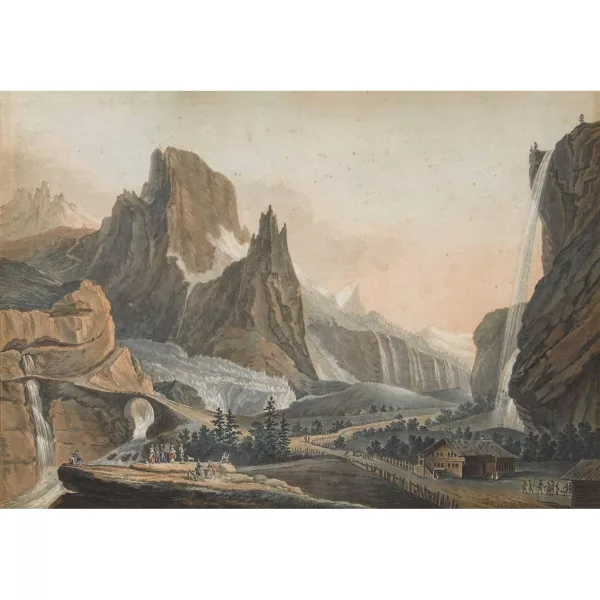 Caspar Wolf — "Le Grand Theatre des Alpes et Glaciers".