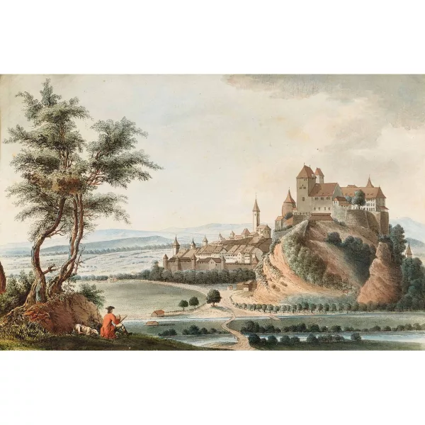 Caspar Wolf — "Vue de Berthoud".
