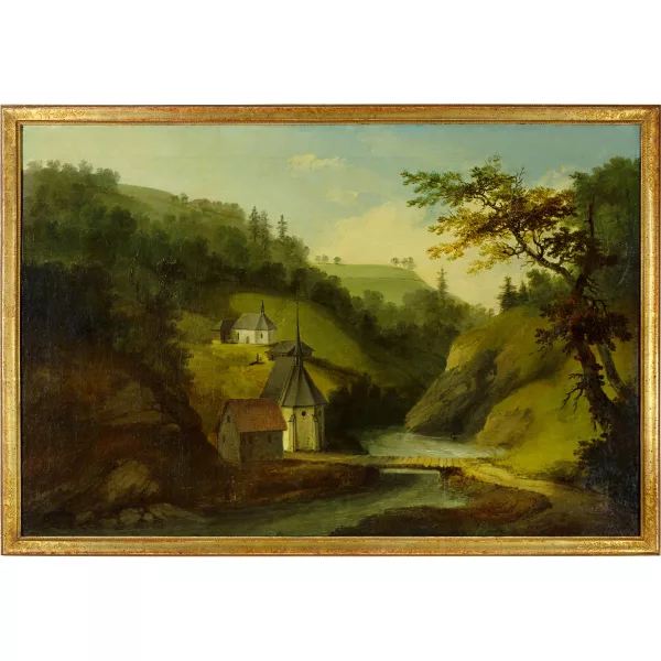 Caspar Wolf — Die Bruder-Klausenkapelle in Flüeli-Ranft
