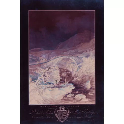Caspar Wolf — "Vue d′un pont sur l′Aar./Canton de Berne".