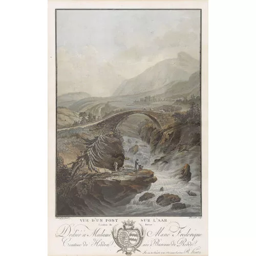 Caspar Wolf — "Vue d′un pont sur l′Aar. Canton de Berne".