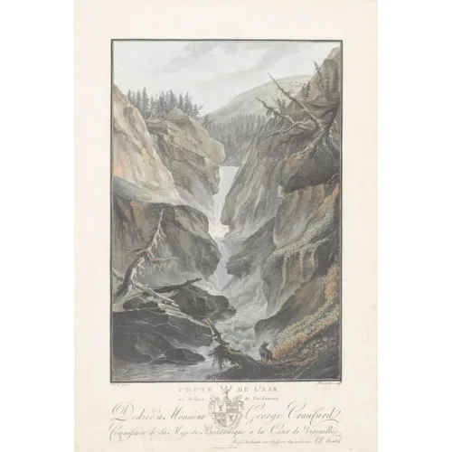Caspar Wolf — "Chute de l′Aar/au dessus de Gutdannen".