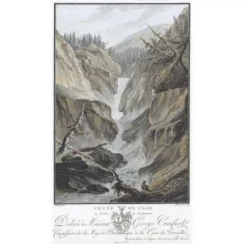 Caspar Wolf — "Chute de l′Aar/au dessus de Gutdannen.".