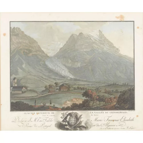 Caspar Wolf — "Glacier inferieur de la Vallée du Grindelwald".
