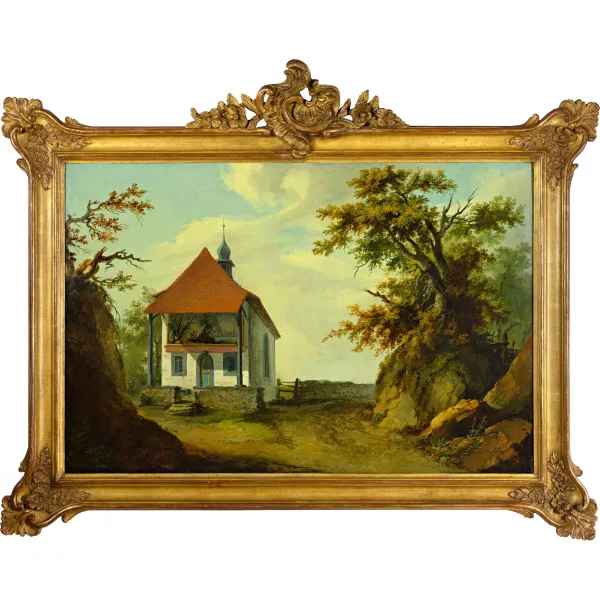 Caspar Wolf — Die Tellskapelle in der Hohlen Gasse bei Küssnacht