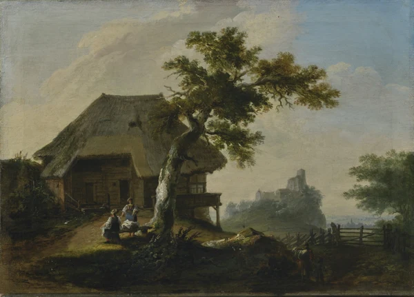 Caspar Wolf — Bauernhaus in Oberbuchsiten, 1773