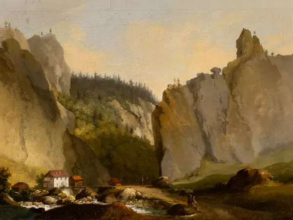 Die Roche Rosé bei Rennendorf an der Birs. Um 1777-1779