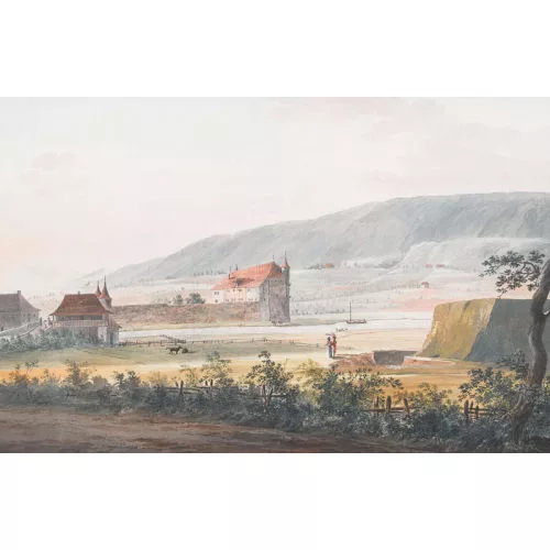 Caspar Wyss — Burganlage in der Westschweiz.
